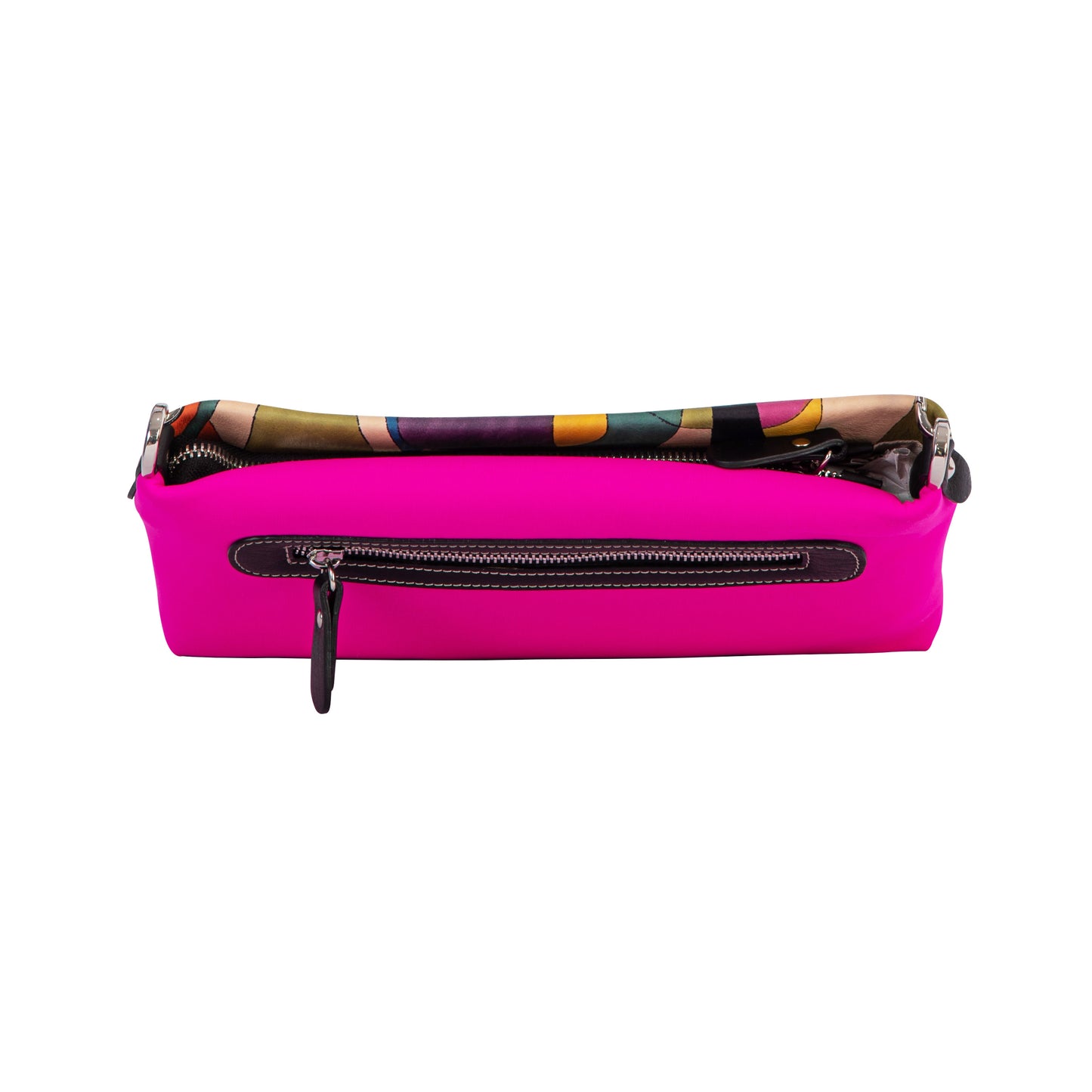 Hand Painted leather Bubbles & Colors