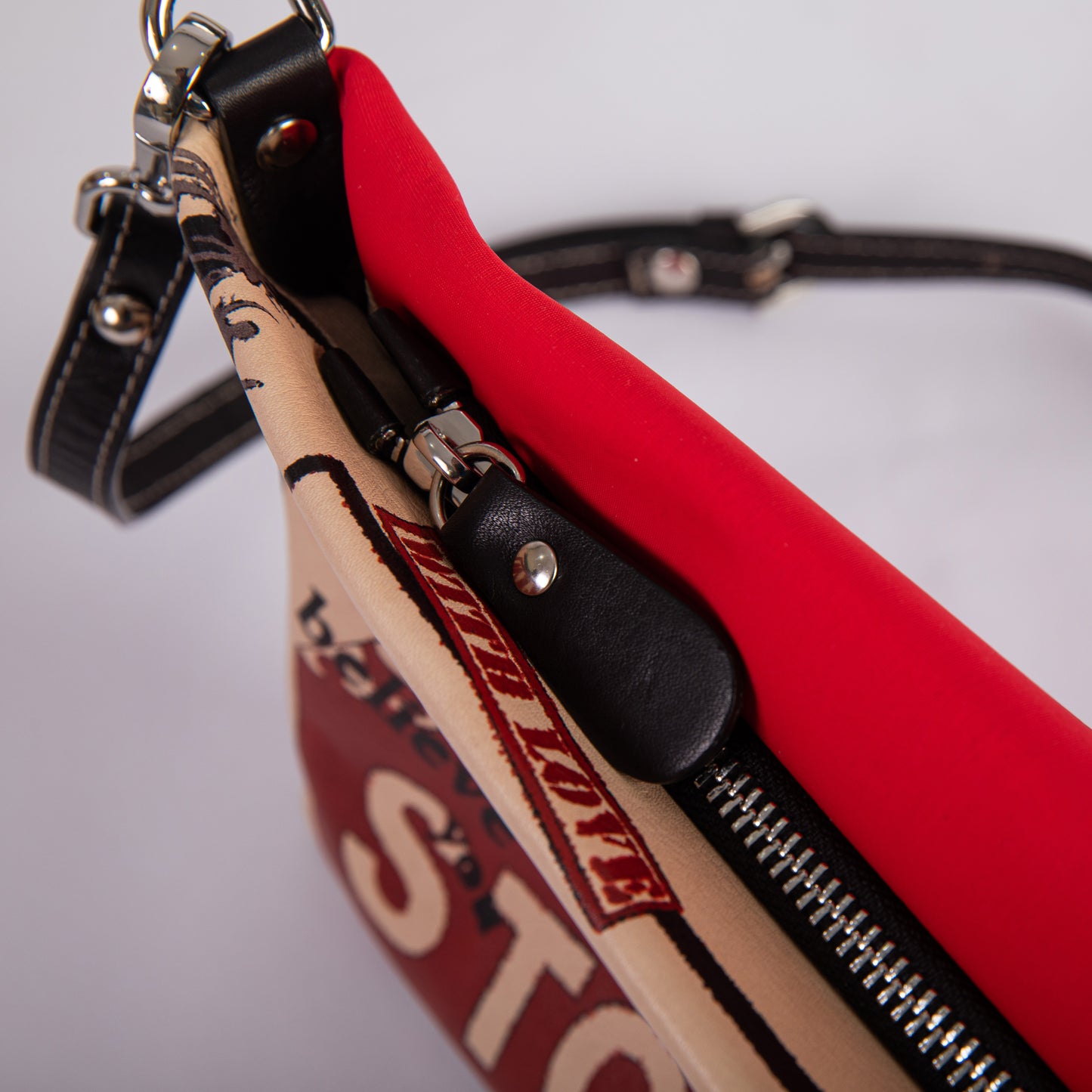 Hand Painted leather Fashion Alert