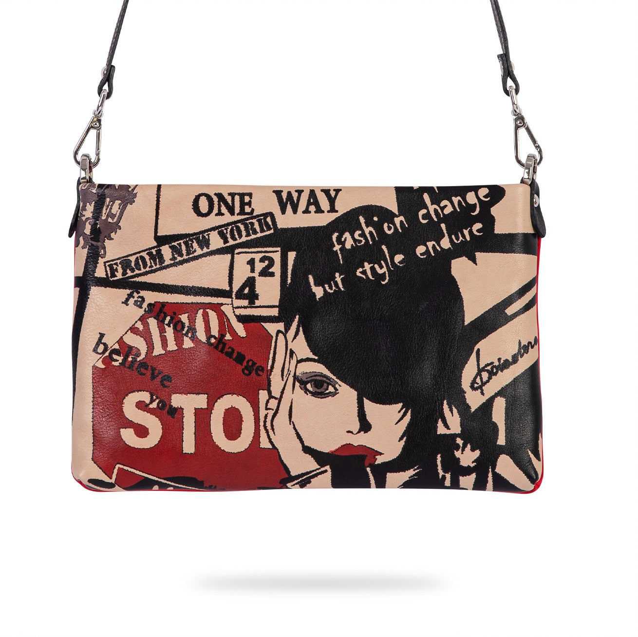 Hand Painted leather Fashion Alert