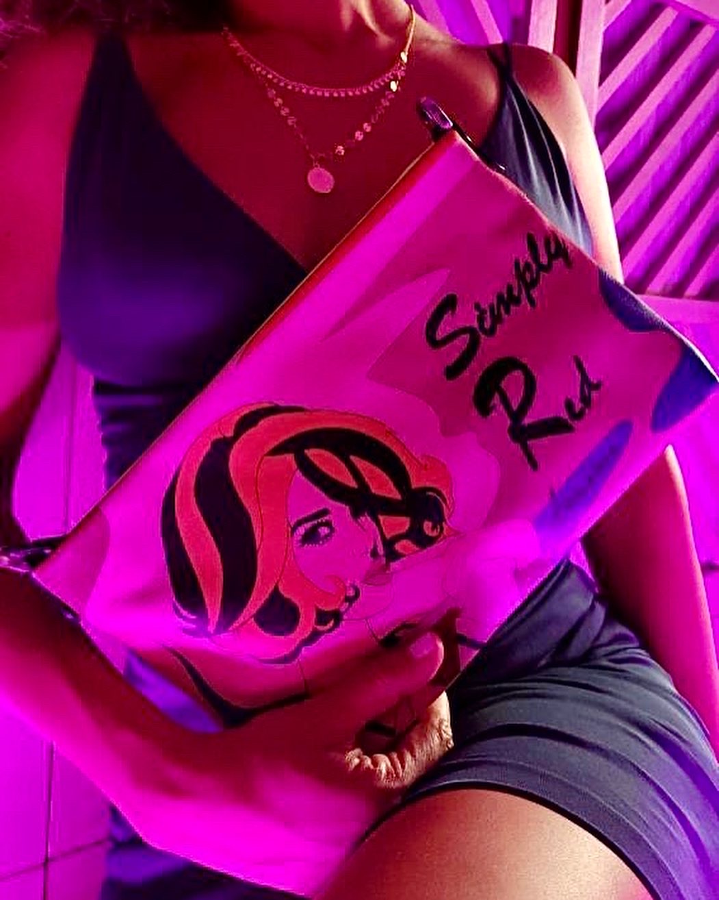 Hand Painted leather Wine Please