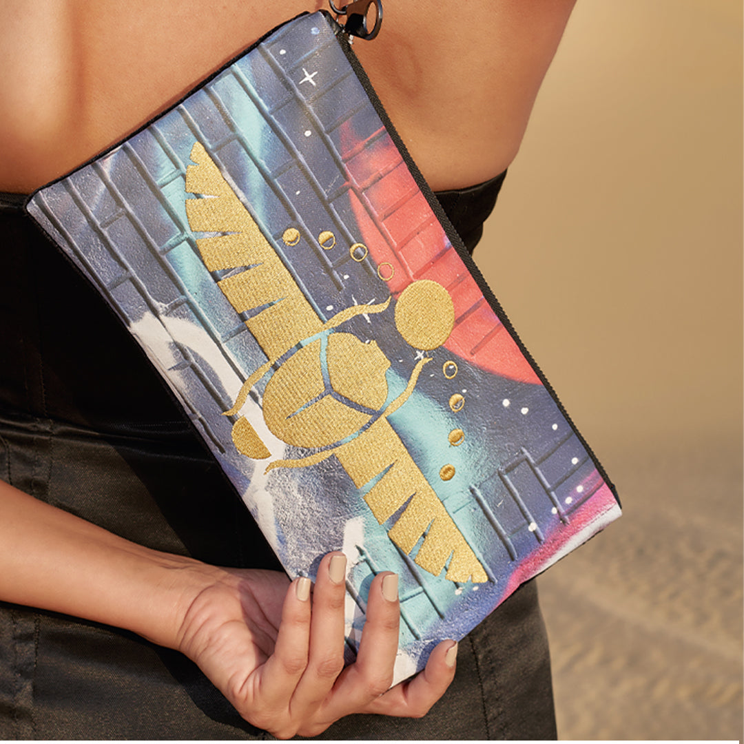 Golden Scarab Clutch