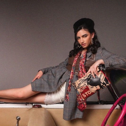 Hand Painted leather Fashion Alert