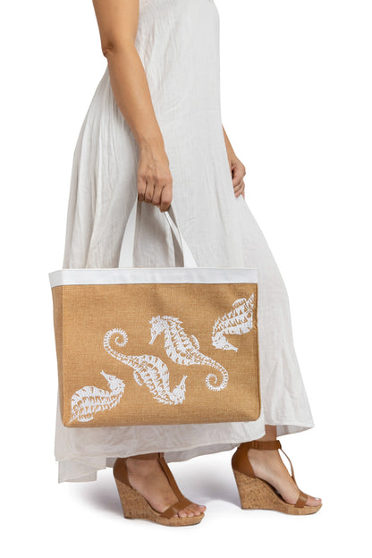 Seahorse Large Tote