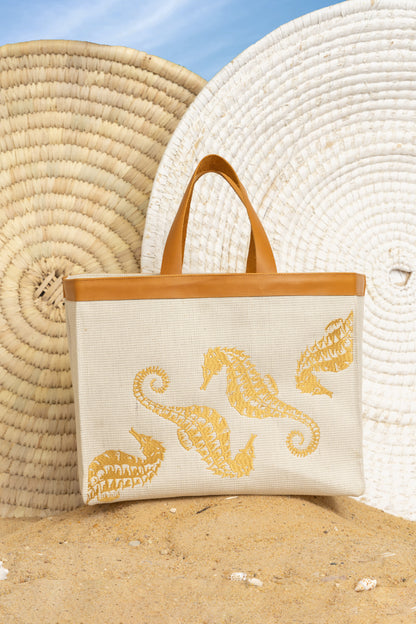 Seahorse Large Tote